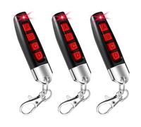 3 Pezzi Telecomando Cancello 433,92 MHz, Telecomando Universale per Cancelli Porta Garage, Solo Codice Fisso, Sostituzione Clonazione Radiocomando Trasmettitore Manuale Compatibile con Marantec