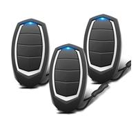 3 Pezzi Telecomando Porta Garage Universale 433.92 MHz, 2 Telecomandi Porte Automatiche con 4 Canali, Compatibile con Motorline MX4SP, MXS4SP, MX5SP, RCM, DSM, Clonatore di codice