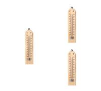 3 Pezzi Termometro da Parete in Legno Display Digitale per Cantina | Lettura Chiara, Montaggio a Muro Anello, Stile Minimalista, per Ambienti di Fermentazione e Vino