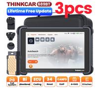 3 pezzi THINKCAR THINKSCAN 689BT/MUCAR 892BT Strumento Diagnostico OBD2 Supporto DOIP CAN FD Aggiornamento Gratuito a Vita