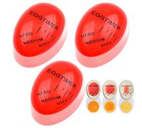 3 Pezzi Timer per Cottura Uova(Morbido,Medio,Duro),Indicatore per Cottura Uova,Timer Uova Sode,Egg Timer in resina,Colore Uovo Timer,Seleziona la Maturità Delle Uova in Base Alla Temperatura
