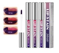 3 Pezzi Tinta Per Labbra Peel Off,Peel Off Lip Stain,Tinta per labbra peel off a Lunga Durata,Finish Opaco Matte,Facile da Portare,Adatto per uso quotidiano