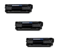 3 PEZZI TONER COMPATIBILE HP Q2612A 12A Bk Nero 2000 Pagine