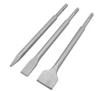 3 Pezzi Trapano a Scalpello Set - Incrinarsi Muro/Piastrella/Calcestruzzo SDS Plus Picche/Punta Scalpello per Elettrico Rotante Martello