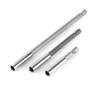 3 Pezzi Trapano Elettrico Cacciavite Barra di Prolunga Portapunte Magnetico 1/4" Attrezzo con Gambo
