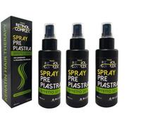 3 Pezzi Trico Retinol Complex - Spray Pre Piastra Effetto Seta - con Pantenolo e Cheratina Idrolizzata - 100 ml Cadauno