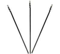 3 Pezzi Truss Rod, Asta di Regolazione Collo 38 Pollici, Ferro Nero | Ricambio per Assemblaggio e Smontaggio del Manico, Pezzo Strumentale, Regolazione Bidirezionale