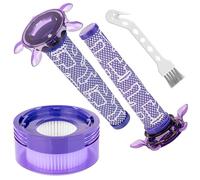 3 pezzi Upgrade V8 Filtro di ricambio per aspirapolvere Dyson V7 V8 Batteria Aspirapolvere Tier Extra SV25 SV37, numero parte 965661-05, 967478-05