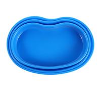 3 Pezzi Vassoio Medico a Forma di Rene in Plastica ABS | Tre Vaschette Indipendenti, Superficie Liscia Lavabile, per Conteggio Rapido di Pillole e Blister