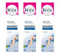 Veet Crema Depilatoria Silk & Fresh Technology per Pelli Sensibili - Tubetto da 200ml