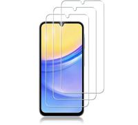 [3 pezzi] Vetro protettivo compatibile con Samsung Galaxy A15, pellicola protettiva in vetro stratificato, durezza 9H, ultra trasparente
