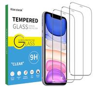 3 Pezzi Vetro Temperato Compatibile per iPhone 11, iPhone XR Pellicola Proteggi Protettiva 6,1 Pollici Durezza 9H Senza Bolle Anti Graffio Anti Impronte Ultra Trasparente Ultra Resistente HD Chiaro