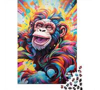 3 Pezzi Vibrant Monkey Art Set Di Biancheria Da Letto Con Stampa 3D in Microfibra Copripiumino Con Cerniera Colorful Pop Style Decorazione Per La Camera Da Letto Per Ragazzi E Ragazze 52x38cm/1000pcs