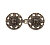 3 pezzi Vintage Cardigan Clip Pin Fai da Te Cucito Chiusura Donna Scialle Camicetta Colletto Maglione Sciarpa Bottone Accessori(Color-10)