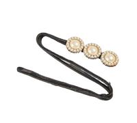 3 pezzi vintage elegante perla creatore del panino pigro bigodino di capelli strumenti accessori for lo styling fiore tornante intrecciare trecciatore hairgrip(Color3)