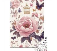 3 Pezzi Vintage Flowers Set Di Biancheria Da Letto Con Stampa 3D in Microfibra Con Chiusura A Strappo Romantic Floral Design Per Tutte Le Stagioni Per Ragazzi E Ragazze 70x50cm/1000pcs