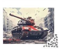 3 Pezzi War Tank Scene Set Di Biancheria Da Letto Con Stampa 3D in Microfibra Copripiumino Con Cerniera Military Art Style Decorazione Per La Camera Da Letto Per Bambini,Ragazzi E Ragaz 38x26cm/1000pc