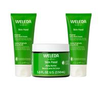 3 Pezzi Weleda Pelle Cibo Originale Crema & Corpo Burro Set Ultra-Ricca