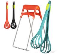 3 pezzi WHISK Disk 2 in 1 Clip per alimenti per alimenti per uova latte