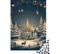 3 Pezzi Winter Landscape Set Di Biancheria Da Letto Stampa 3d Morbida Microfibra Con Chiusura A Strappo Christmas Fairy Tale Style Decorazione Per La Camera Da Letto Per Ragazzi E Ragazze 52x38cm/1000