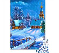 3 Pezzi Winter Village Scene Set Di Biancheria Da Letto Con Stampa 3D in Microfibra Con Chiusura A Strappo Festive Cartoon Style Per Tutte Le Stagioni Per Ragazzi E Ragazze 38x26cm/1000pcs