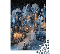 3 Pezzi Winter Village Set Di Biancheria Da Letto Stampa 3d Morbida Microfibra Copripiumino Con Cerniera Cozy Fairy Tale Style Per Tutte Le Stagioni Per Bambini,Ragazzi E Ragaz 52x38cm/1000pcs