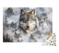 3 Pezzi Wolf Pack Set Di Biancheria Da Letto Stampa 3d in Microfibra Copripiumino Con Cerniera Wild Nature Style Decorazione Per La Camera Da Letto Per Ragazzi E Ragazze 70x50cm/1000pcs