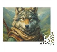 3 Pezzi Wolf Warrior Set Di Biancheria Da Letto Stampa 3d in Microfibra Copripiumino Con Cerniera Fantasy Adventure Art Per Tutte Le Stagioni Per Bambini,Ragazzi E Ragaz 38x26cm/1000pcs
