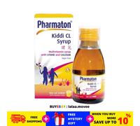 3 Pezzi X PHARMATON KIDDI CL Multivitaminico + Sciroppo di Lisina e Calcio 10...