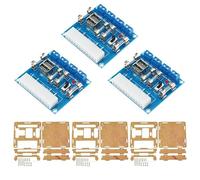 3 pezzi XH-M229 Desktop PC Chassis Power ATX Transfer Board Supply Power Module 24Pin (HU-M27 with Shell)