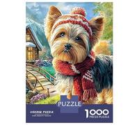 3 Pezzi Yorkshire Terrier Set Di Biancheria Da Letto Stampa 3d in Microfibra Con Chiusura A Strappo Yorkie by Rustic Cottage Decorazione Per La Camera Da Letto Per Bambini,Ragazzi E Ragaz 38x26cm/1000