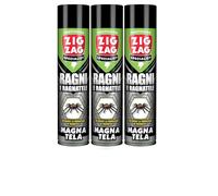 3 PEZZI Zig Zag Magnatela Maxi Formato da 600ml - Insetticida Ragni con Azione R