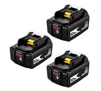 3 Pezzo 18V 12.0Ah Batteria Agli Ioni Di Litio Compatibile Con Makita DDF487 DTW700 DGA404 DTD173 DHP487 Batteria Di Ricambio Per Elettroutensili