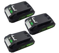 3 Pezzo 24V 3.0Ah Batteria Ricaricabile Agli Ioni Di Litio Per Utensili Elettrici, Compatibile Con Greenworks 29842 29852 29322 21342 BAG711 BAG708