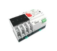 3 Phase Din Rail Dual Power Automatic Transfer Switch Electrical Selector Switches Uninterrupted 4P 63A 100A 125A(220V,100A)