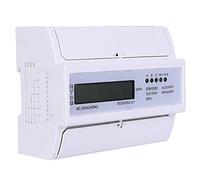 3 Phase KWh Meter 230/400V 5-100A Consumo energetico Digital Electric Power Meter with LCD,Electric Power Meter, Industrial Equipment for Sub?Meter Systems (9999999.1KWh)
