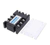 3 Phase Solid State Relay SSR - 3/032-4825A | 480V 25A DC Control AC for Industrial Equipment | Low Leakage Current & R - C Buffer/Flame - Retardant ABS Housing