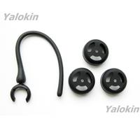 3 Piccoli Auricolari Neri Slim E 1 Kit Di Ganci Per Jawbone ICON HD