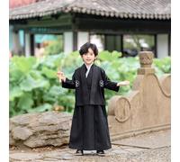3-Piece Set, Bambini Ragazzo Giapponese Kimono Abito Hakama-Style Performance