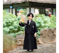 3-Piece Set, Bambini Ragazzo Giapponese Kimono Vestito Hakama-Style Performance