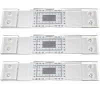 3 Pièces Fessurimetri Per Crepe | Fessurimetro Da Parete Manuale | Protocollo Accurato Strumento Di Registrazione Del Monitoraggio Delle Per Monitoraggio Della Deformazione Della Parete E Delle Crepe