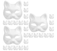 3 Pieces Maschera Di Gatto Mascherina Maschere Animali Mascherate