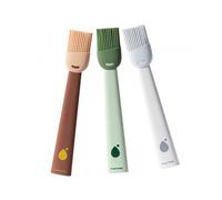 3 pieces multipart oil brush for grill and hightemperature resistant grill brushes for even application of BBQ sauce oil