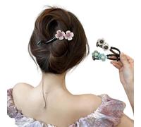 3 Pieces Pearl Hair Clips, Pearl Banana Clip, Vintage Twist Non-Slip Ponytail Buckle Clip,Vintage Elegance Hair Clip, Fashion Hair Accessories For Women And Girls (3PCS B)