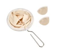 3 Pieces Practical Cloth Coffee Pouches Sock Strainer for Hand Drip Brewing Brewing Tool