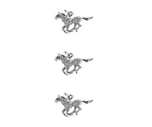 3 Pieces Spilla Da Bavero Con Arte Animale Per Donna Spille Tema Cavallo
