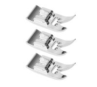 3 piedini per macchina da cucire, piedino multifunzione per macchina da cucire, piedino per cucire universale, piedino per cuciture dritte, piedino in metallo