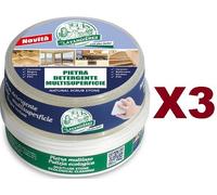 3 PIETRA DETERGENTE MULTISUPERFICIE LES LAVANDIERES SGRASSA LUCIDA SMACCHIA 250g