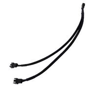 3 pin CPU Y-Splitter Dual Power Sleeved Cable Computer Case Fan Tool Radiatore Computer Forniture per ufficioTrattamento seducente