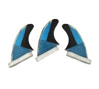 3 pinne per tavola da surf per massima flessibilità e stabilità nelle attività di surf (blu)